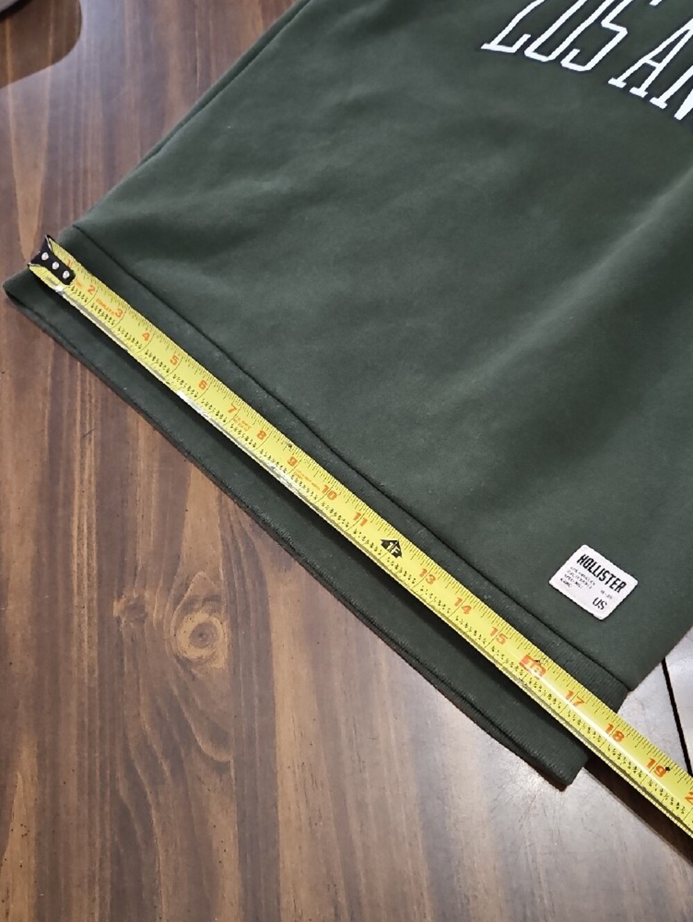 Hollister Olive Green "Los Angeles" Crewneck Sweatshirt - Picture 6 of 8